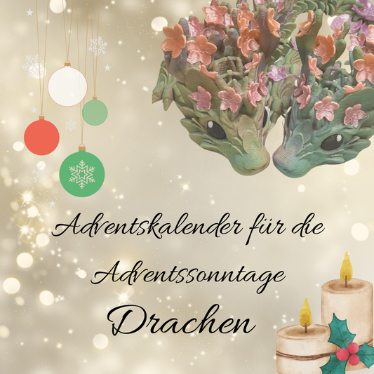 Adventskalender für die Adventssonntage Drachen