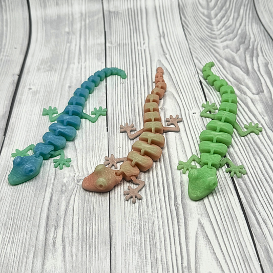 Flexi Gecko Glow in the Dark Regenbogen